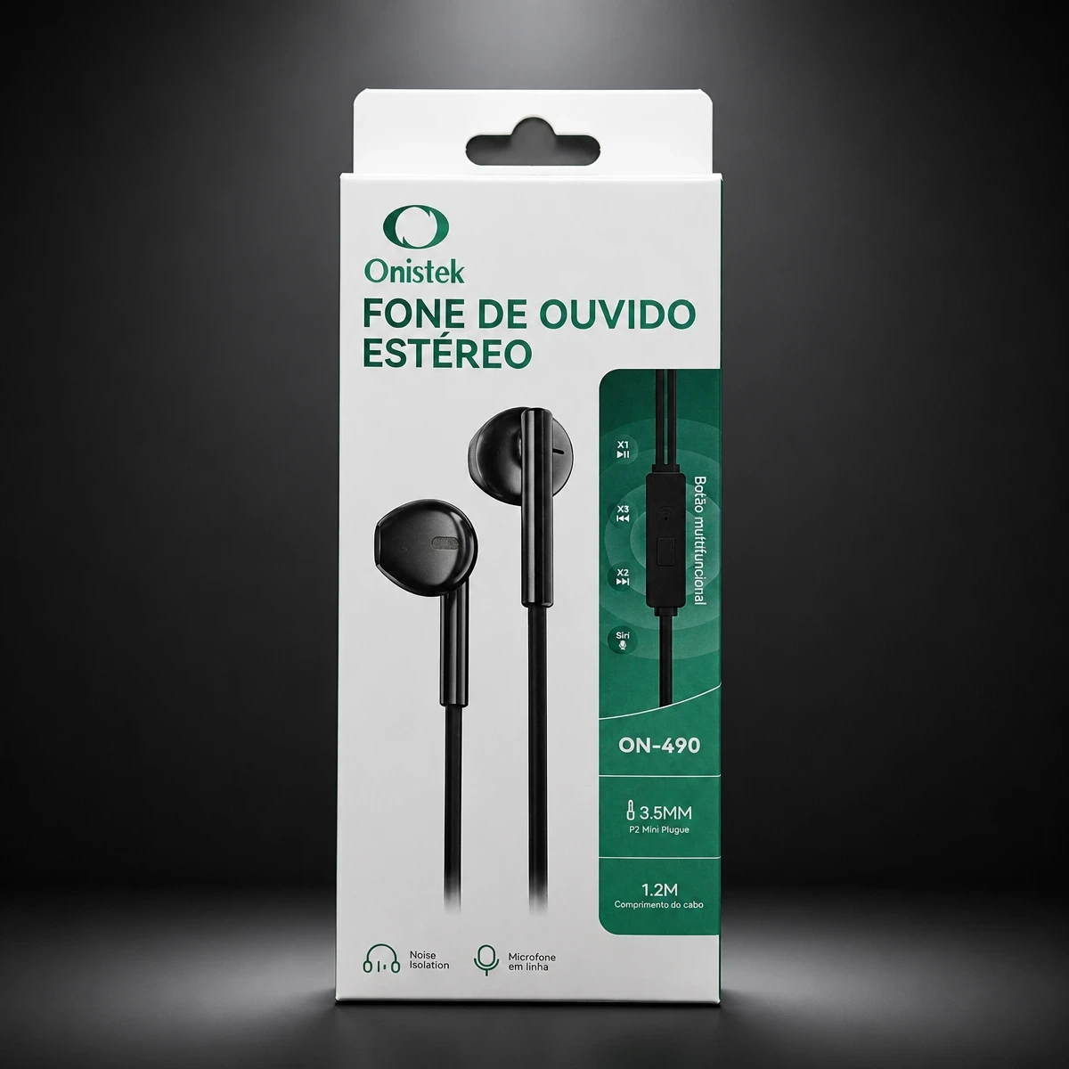 Fone de Ouvido Estéreo Onistek ON-490