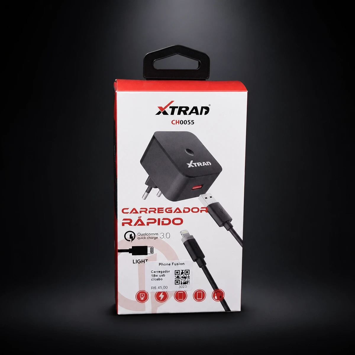 Carregador Rápido Xtran CH005S
