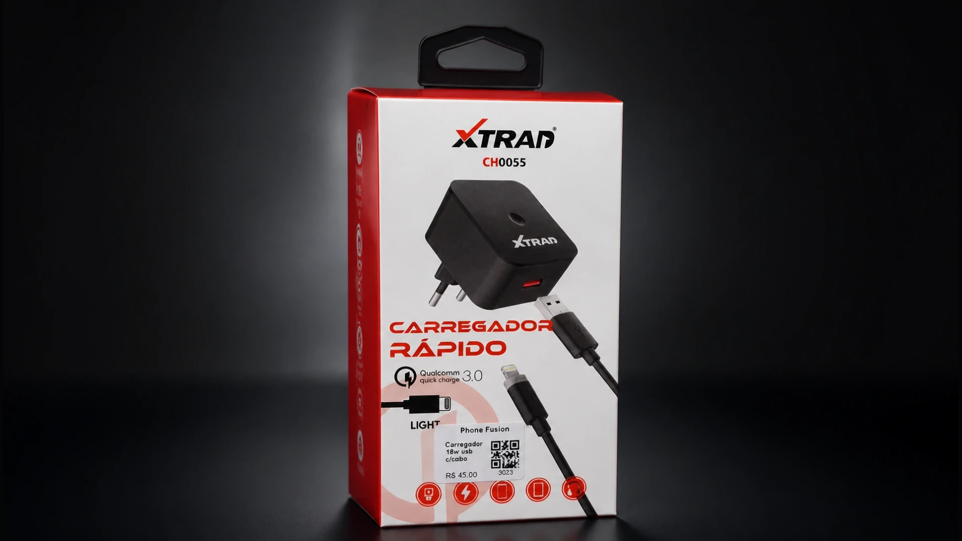 Carregador Rápido Xtran CH005S - tv