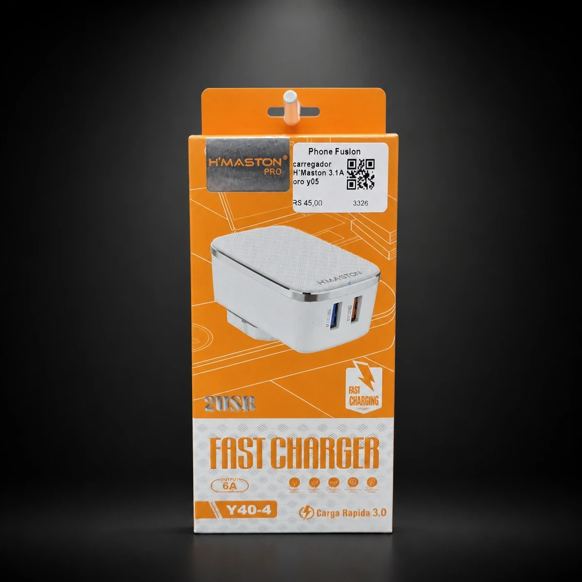 Carregador H'Maston 3.1A Pro Y05